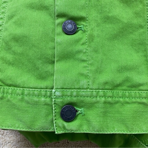 Talbots Green Jean Jacket - Picture 7 of 9